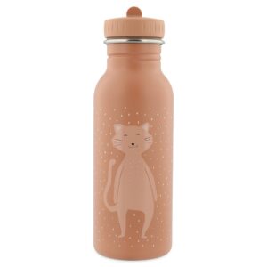 Botella de Acero Infantil Trixie Mrs. Cat 500 ml – Isotérmica, resistente y sostenible