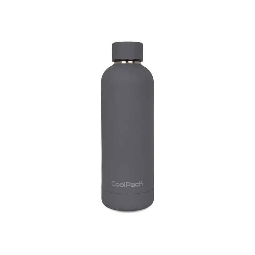 Botella térmica Bonet Gris Oscuro – Acero inoxidable 500ml – CoolPack – Mantiene la temperatura de tus bebidas Botella térmica Bonet Gris Oscuro – Acero inoxidable 500ml – CoolPack – Mantiene la temperatura de tus bebidas