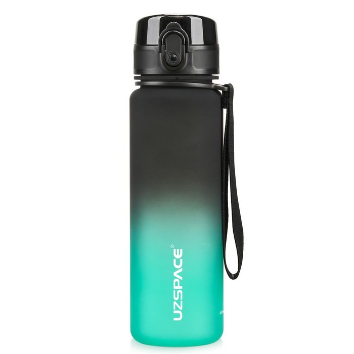 Botella tritan colorful two negro-verde 500ml Botella tritan colorful two negro-verde 500ml