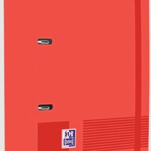 Carpebloc polyfoam a4+ 4 anillas 35mm con recambio cuadrícula 5x5 color rojo