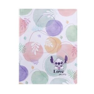 Carpeta 20 fundas Stitch Dots – Carpeta escolar con fundas de plástico – Disney – Organización práctica para niños y adolescentes