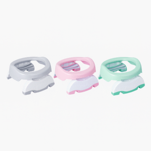 Orinal portátil 2 en 1 Potette Plus – Saro Baby – Disponible en menta, rosa y gris – Ideal para viajes y transición del pañal