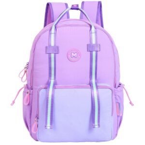 Mochila con bolsillo frontal fresky purple