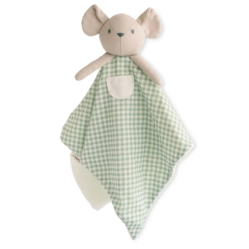 Mousie Doudou Spring Cottage Green Vichy – Saro Baby – Peluche mantita suave para bebé Mousie Doudou Spring Cottage Green Vichy – Saro Baby – Peluche mantita suave para bebé