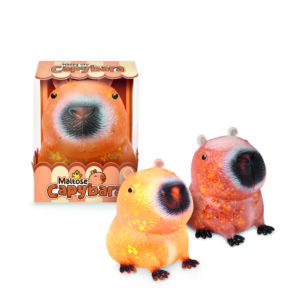 Muñeco Squishy Capibara Glitter – Juguete antiestrés brillante – Trendhaus – Divertido y suave para niños y jóvenes