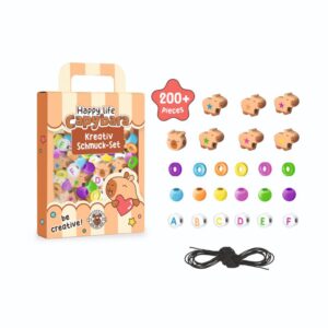 Set de joyería creativa Capybara Happy Life – Manualidades infantiles – Trendhaus – Pulseras divertidas para crear y jugar