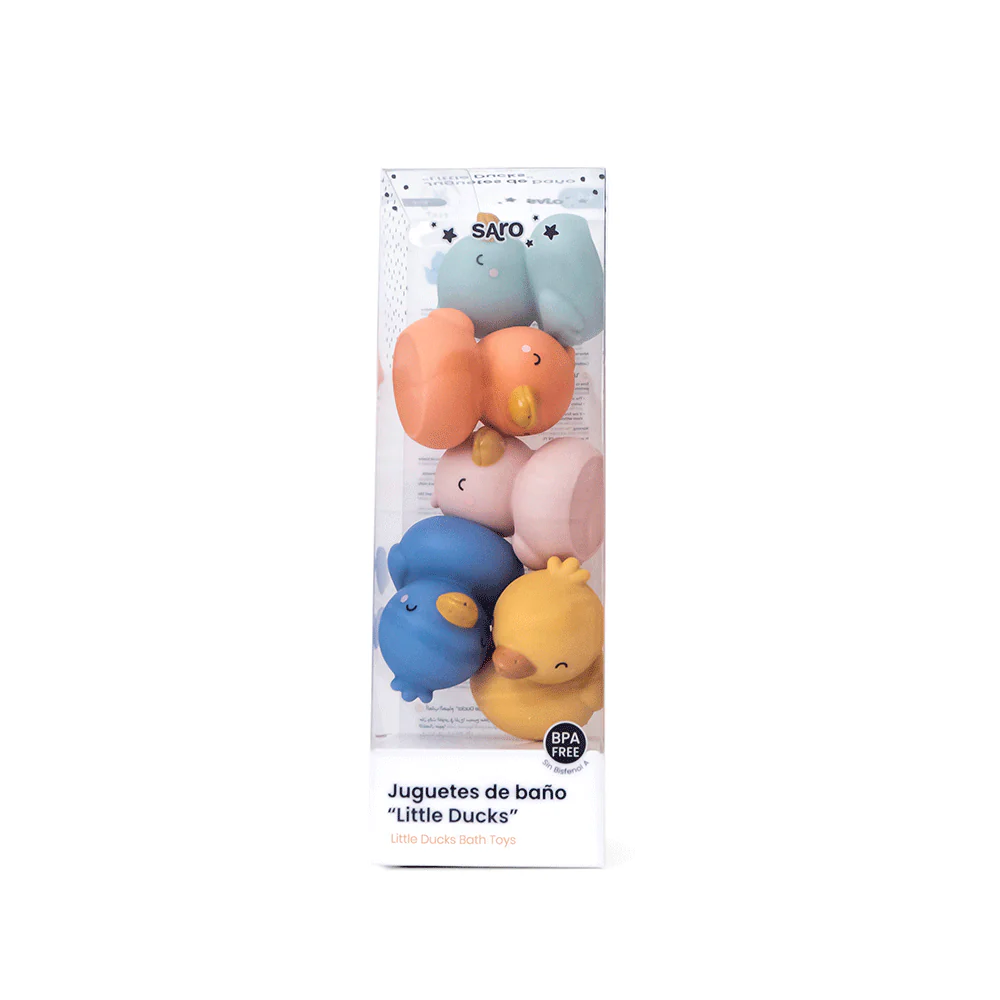 Set de juguetes de baño Little Ducks – Saro Baby – Patitos amarillos – Diversión segura para la hora del baño 5 Set de juguetes de baño Little Ducks – Saro Baby – Patitos amarillos – Diversión segura para la hora del baño