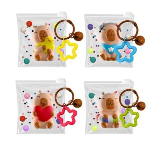 Squishy Capibara con llavero – Juguete antiestrés – Trendhaus – Divertido y suave para niños y jóvenes