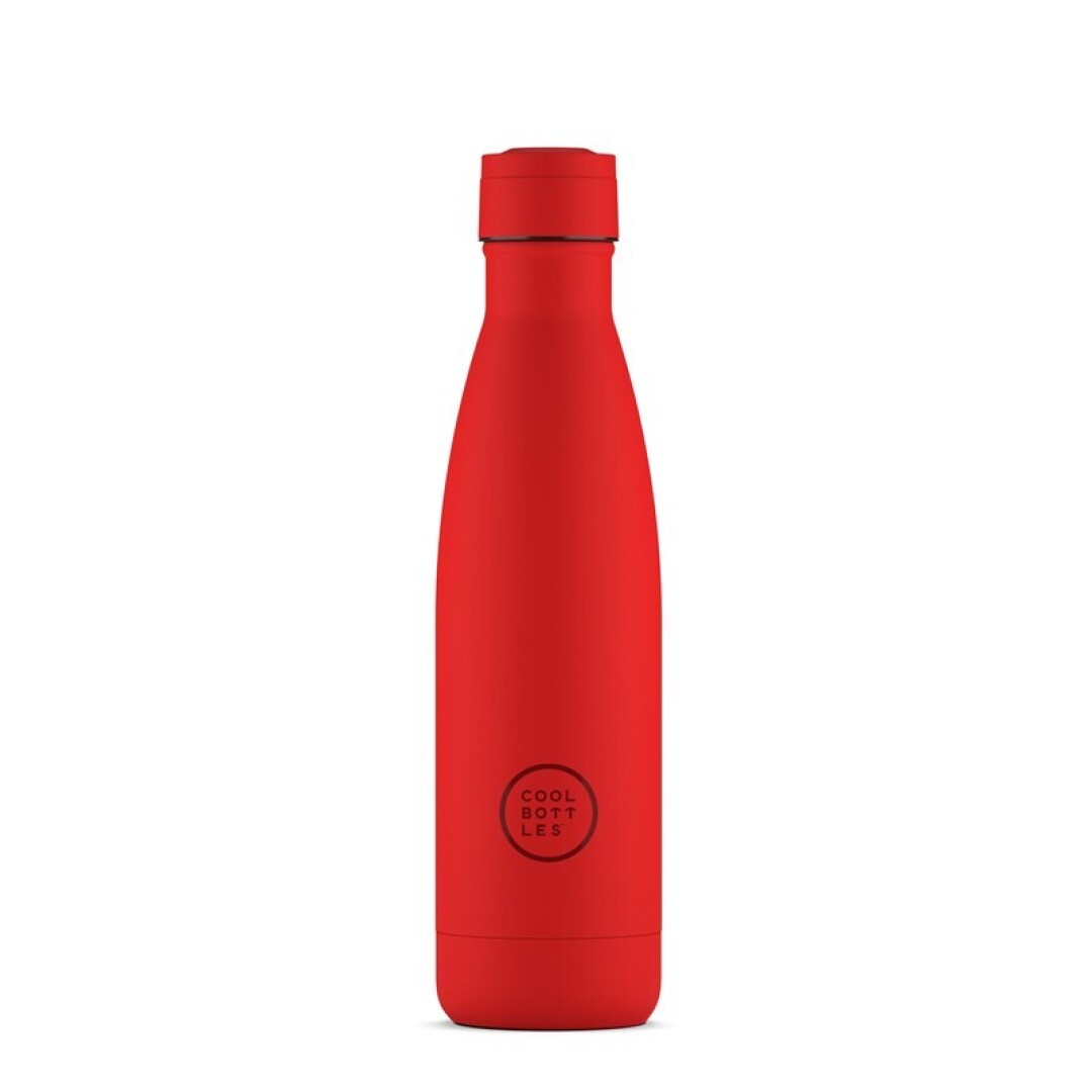 The Bottle – Botella isotérmica Vivid Red 500ml – Cool Bottles – Acero inoxidable reutilizable The Bottle – Botella isotérmica Vivid Red 500ml – Cool Bottles – Acero inoxidable reutilizable