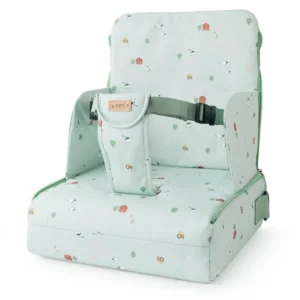 Trona portátil Funny Farm – Saro Baby – Asiento elevador plegable para viajes y comidas fuera de casa