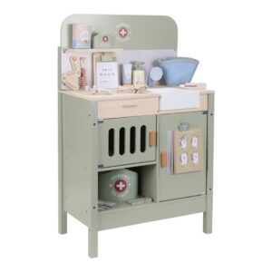 Veterinario FSC – Clínica veterinaria de madera infantil con accesorios – Little Dutch – Juego simbólico desde 3 años