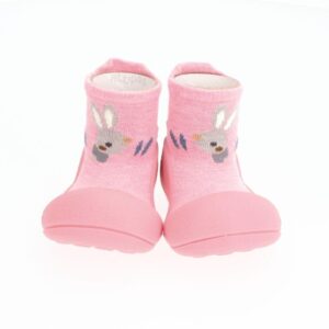 Zapatos Attipas DM Woodland Pink Rabbit – Calzado ergonómico bebé – Attipas – Primeros pasos cómodos y seguros desde 0 meses
