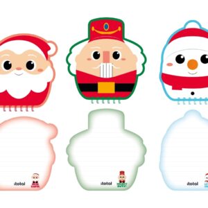 Block Notes XMAS – Cuaderno de notas 3D – Diseño navideño y original – Escritura creativa para el colegio o la oficina