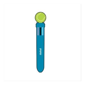 Bolígrafo 10 Colores en 1 Tenis – Bolígrafo multicolor infantil – Diseño deportivo – Escritura divertida y creativa