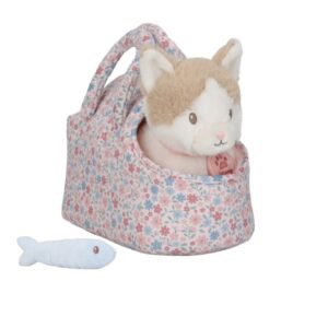 Gatito peluche Marley con bolsa – Peluche con accesorios – Little Dutch – Compañero suave desde 12 meses