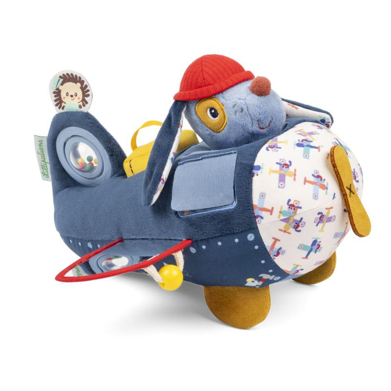 Jules avión de actividades – Juguete sensorial blando – Lilliputiens – Estimulación y juego desde 9 meses Jules avión de actividades – Juguete sensorial blando – Lilliputiens – Estimulación y juego desde 9 meses