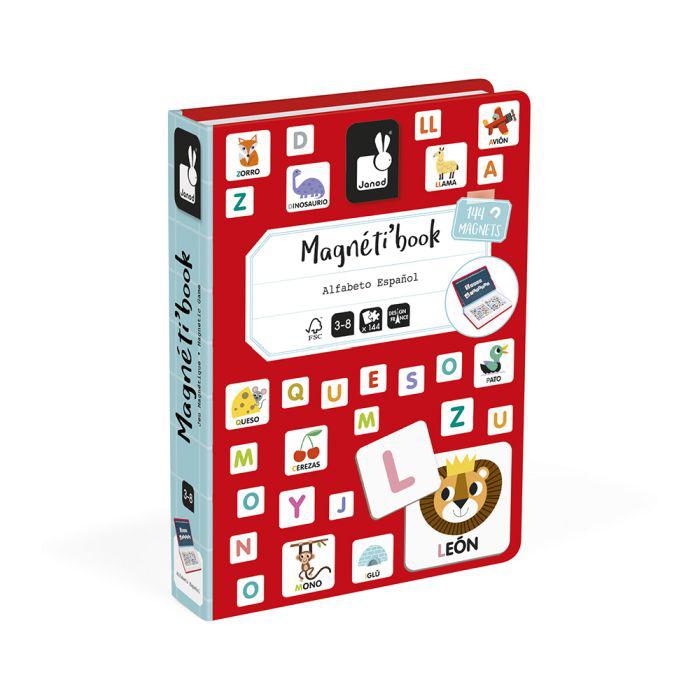 Magnetibook Alfabeto en Español – Juego magnético educativo – Janod – Aprendizaje de letras desde 3 años 6 Magnetibook Alfabeto en Español – Juego magnético educativo – Janod – Aprendizaje de letras desde 3 años