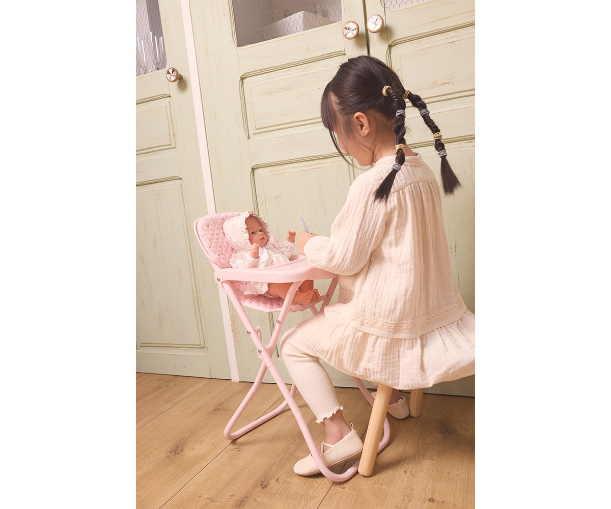 Trona para Muñecas Flowers Personalizable – Silla alta infantil – Monnëka – Diseño floral y personalizable desde 3 años 2 Trona para Muñecas Flowers Personalizable – Silla alta infantil – Monnëka – Diseño floral y personalizable desde 3 años