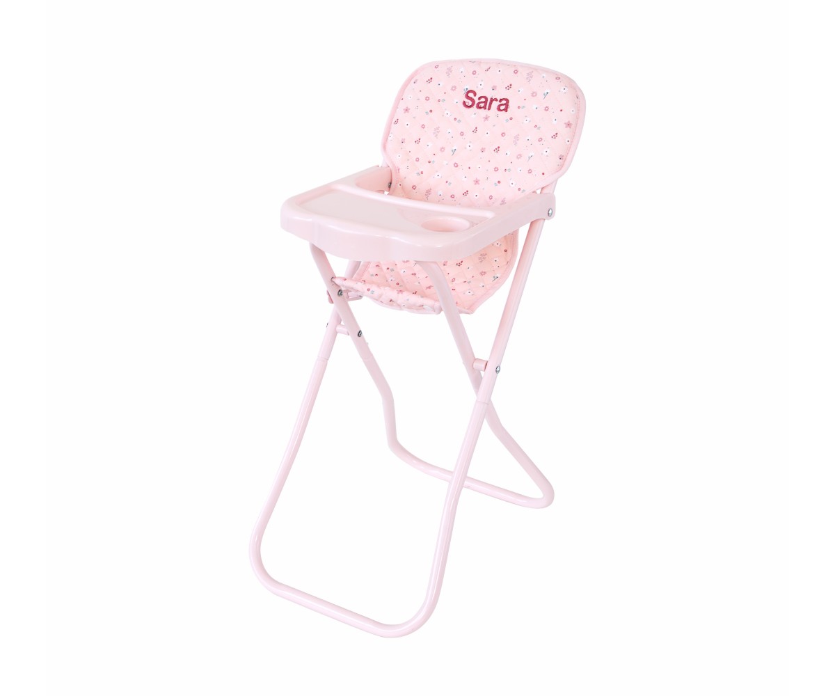 Trona para Muñecas Flowers Personalizable – Silla alta infantil – Monnëka – Diseño floral y personalizable desde 3 años 4 Trona para Muñecas Flowers Personalizable – Silla alta infantil – Monnëka – Diseño floral y personalizable desde 3 años