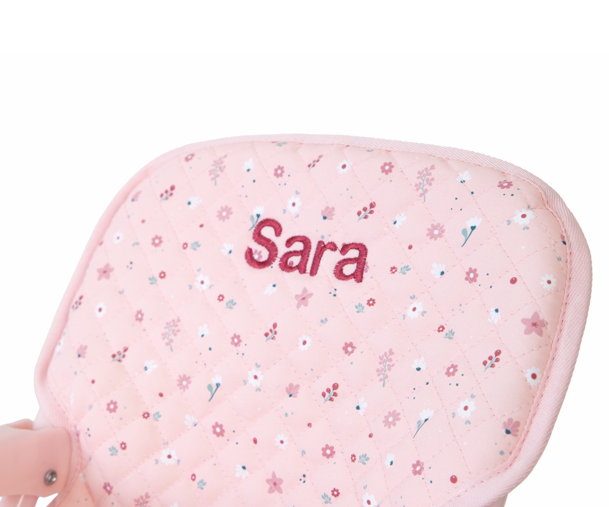 Trona para Muñecas Flowers Personalizable – Silla alta infantil – Monnëka – Diseño floral y personalizable desde 3 años 6 Trona para Muñecas Flowers Personalizable – Silla alta infantil – Monnëka – Diseño floral y personalizable desde 3 años