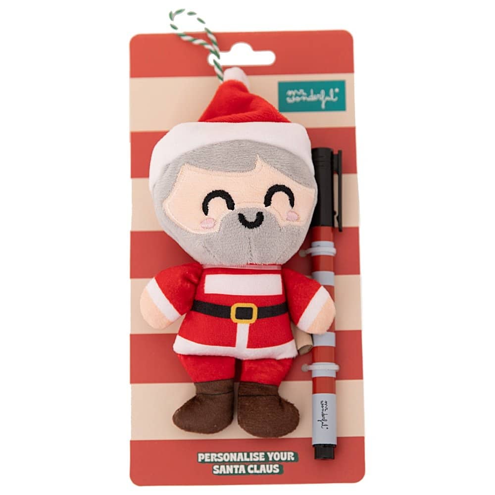 Adorno navideño personalizable Papa Noel Adorno navideño personalizable Papa Noel