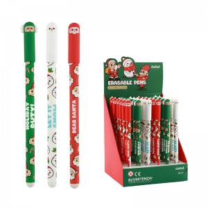 Bolígrafo borrable navideño