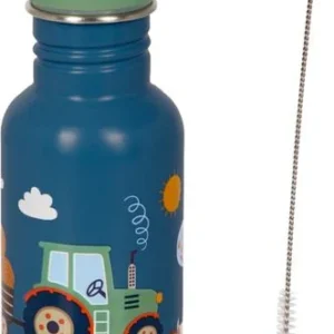 Botella de Acero Inoxidable Tractor – Botella infantil 0,5 L – Spiegelburg – Resistente y perfecta para colegio y excursiones