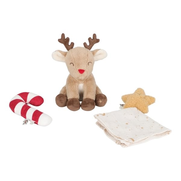 Caja Regalo Navidad Recién Nacido – Set con doudou, sonajero y peluche reno – Little Dutch – Regalo tierno desde 0 meses 3 Caja Regalo Navidad Recién Nacido – Set con doudou, sonajero y peluche reno – Little Dutch – Regalo tierno desde 0 meses