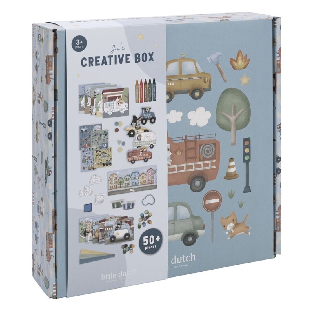 Caja de Creatividad XL Jim – Set artístico completo – Little Dutch – Manualidades y arte desde 3 años Caja de Creatividad XL Jim – Set artístico completo – Little Dutch – Manualidades y arte desde 3 años