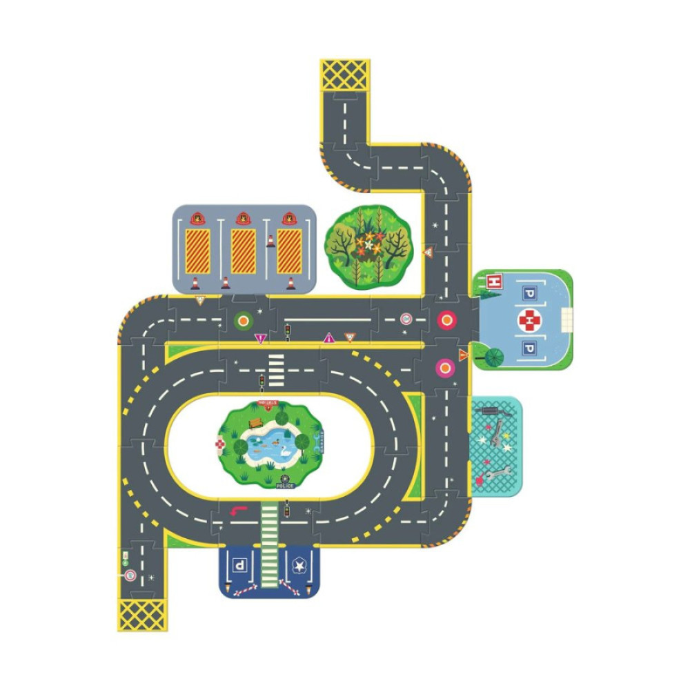 Crazy Motors Puzzle’Up City-Gigante – Puzzle 3D de 33 piezas – Djeco – Construcción creativa desde 3 años 8 Crazy Motors Puzzle’Up City-Gigante – Puzzle 3D de 33 piezas – Djeco – Construcción creativa desde 3 años