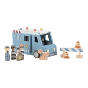 Furgón Policial FSC – Camión de policía de madera – Little Dutch – Juego simbólico desde 2 años