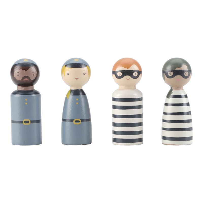 Furgón Policial FSC – Camión de policía de madera – Little Dutch – Juego simbólico desde 2 años 8 Furgón Policial FSC – Camión de policía de madera – Little Dutch – Juego simbólico desde 2 años