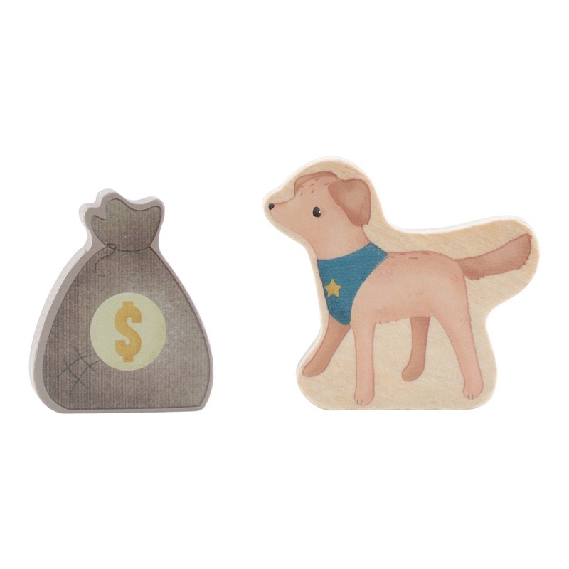 Furgón Policial FSC – Camión de policía de madera – Little Dutch – Juego simbólico desde 2 años 9 Furgón Policial FSC – Camión de policía de madera – Little Dutch – Juego simbólico desde 2 años