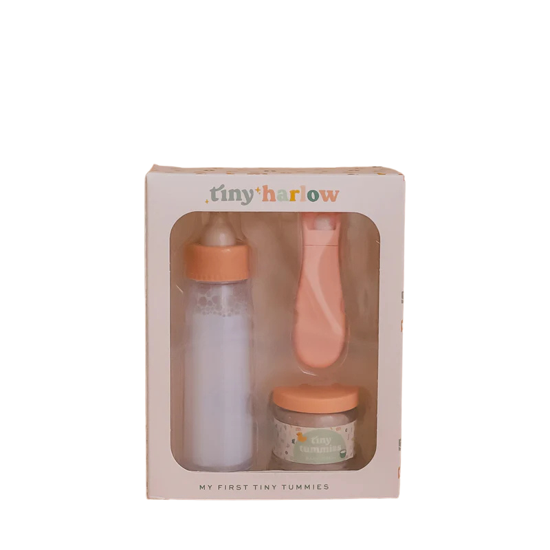 Set Regalo Biberón y Tarro de Cereales Tiny Tummies – Tiny Harlow – Juego de imitación con efecto mágico desde 3 años 2 Set Regalo Biberón y Tarro de Cereales Tiny Tummies – Tiny Harlow – Juego de imitación con efecto mágico desde 3 años