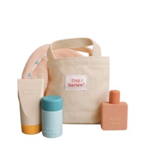 Set de Baño Tiny Bath Time – Tiny Harlow – Juego de imitación con accesorios de cuidado para muñecos desde 3 años