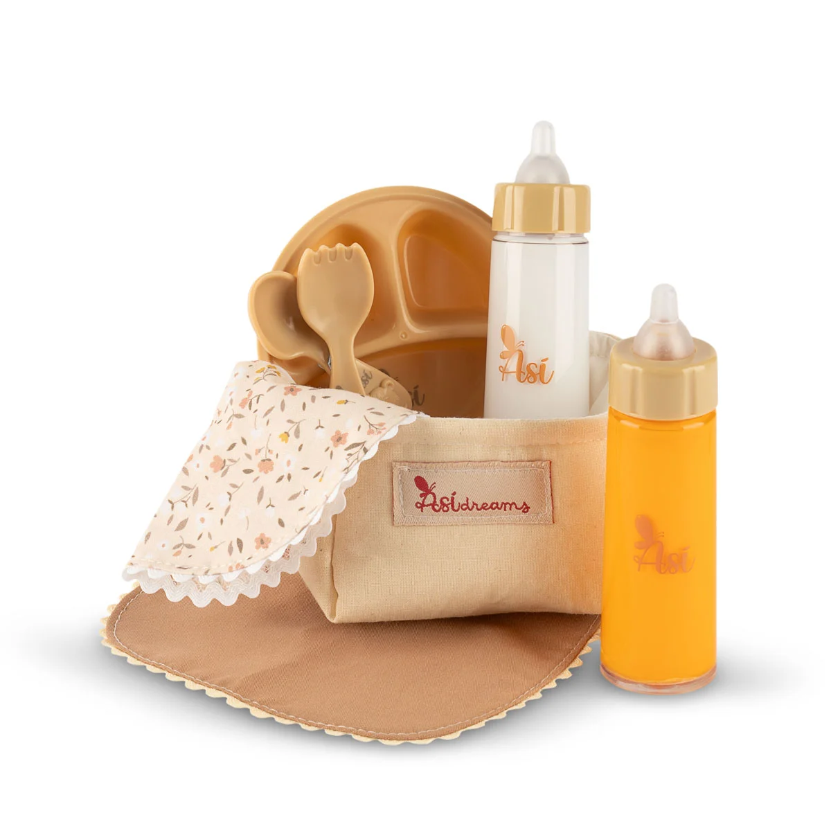 Set de Comiditas Teresa – Accesorios de alimentación para muñecos 36-46 cm – Así – Juego simbólico desde 3 años Set de Comiditas Teresa – Accesorios de alimentación para muñecos 36-46 cm – Así – Juego simbólico desde 3 años
