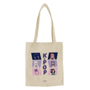 Bolsa de Tela K-Pop Stars – Tote bag de algodón con asa larga – Lovely Story