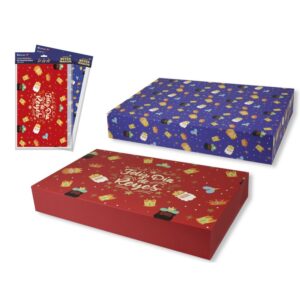 Caja plegable Reyes Magos – Caja regalo navideña infantil – Bismark Navidad – Ideal para regalos de Reyes