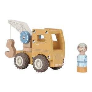 Camión Grúa – Vehículo de construcción de madera – Little Dutch – Juego simbólico desde 18 meses