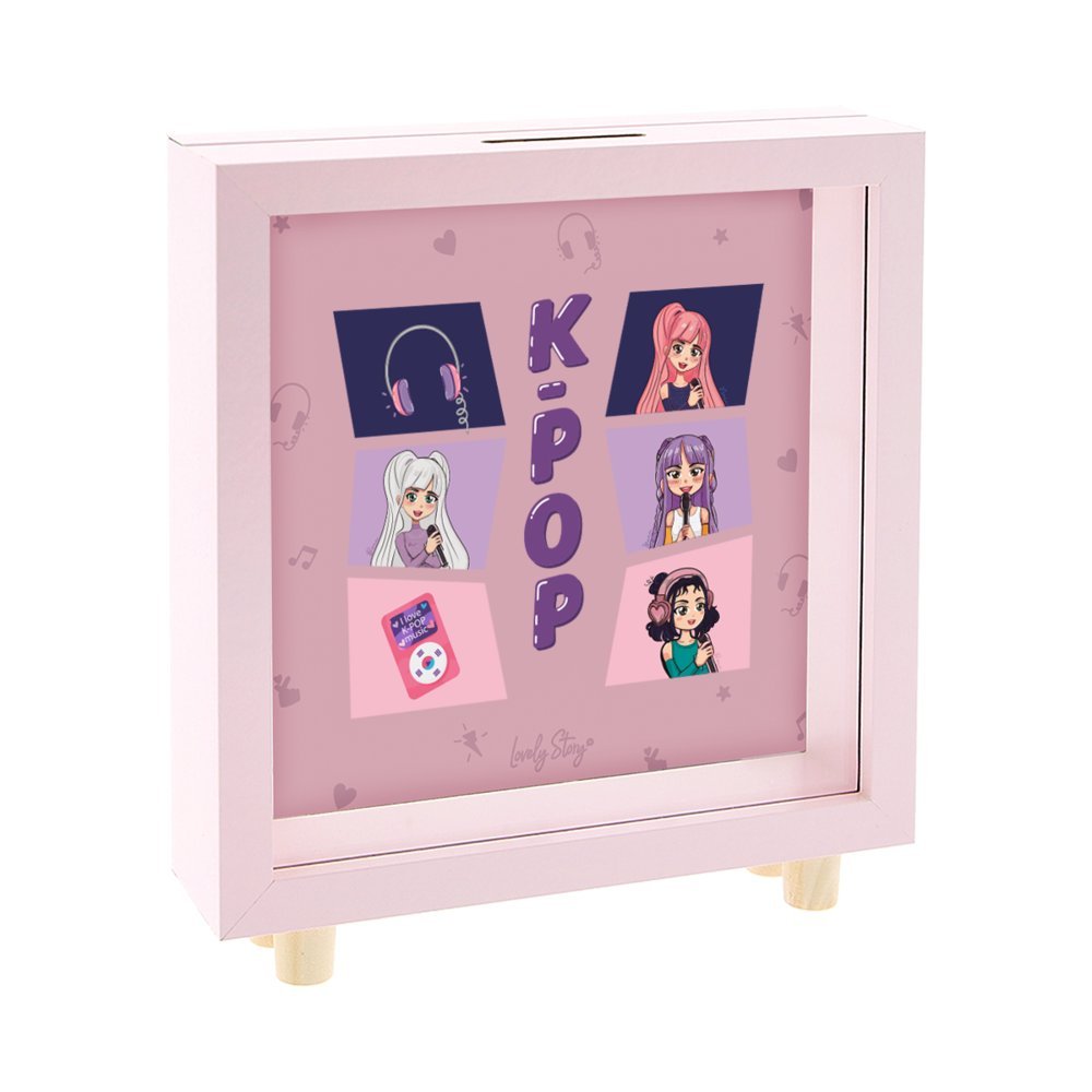 Hucha Pink K-Pop – Hucha decorativa colección K-Pop – Lovely Story Hucha Pink K-Pop – Hucha decorativa colección K-Pop – Lovely Story