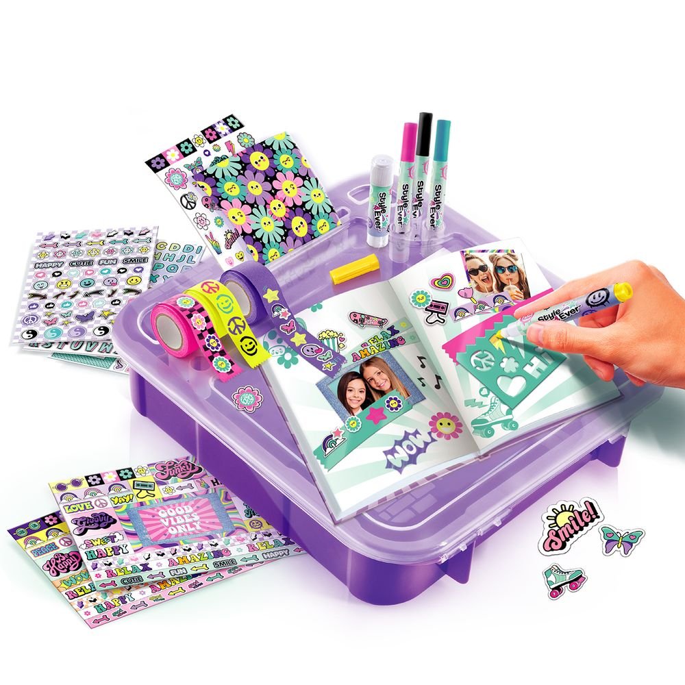 Maletín Accesorios de Decoración Scrapbooking con Diario – Set creativo de manualidades – Canal Toys – A partir de 6 años 7 Maletín Accesorios de Decoración Scrapbooking con Diario – Set creativo de manualidades – Canal Toys – A partir de 6 años