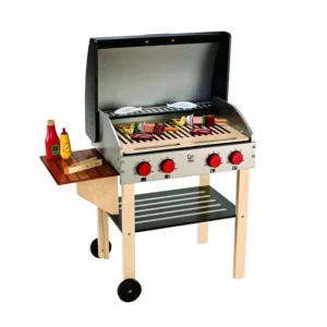 Parrilla Gourmet de Madera – Juego de cocina y barbacoa infantil – Hape – Juego simbólico creativo desde 3 años