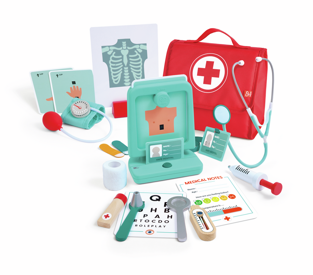 Set Médico del Pequeño Doctor – Juego simbólico de medicina con rayos X – Desarrollo emocional y social desde 3 años 2 Set Médico del Pequeño Doctor – Juego simbólico de medicina con rayos X – Desarrollo emocional y social desde 3 años