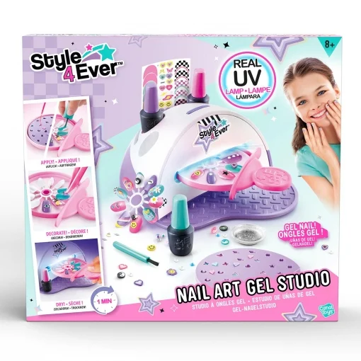 Style4Ever Estudio de Uñas de Gel – Set creativo de manicura con luz UV – Canal Toys – Manualidades y estética para niñas desde 8 años 2 Style4Ever Estudio de Uñas de Gel – Set creativo de manicura con luz UV – Canal Toys – Manualidades y estética para niñas desde 8 años