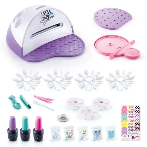 Style4Ever Estudio de Uñas de Gel – Set creativo de manicura con luz UV – Canal Toys – Manualidades y estética para niñas desde 8 años 3 Style4Ever Estudio de Uñas de Gel – Set creativo de manicura con luz UV – Canal Toys – Manualidades y estética para niñas desde 8 años