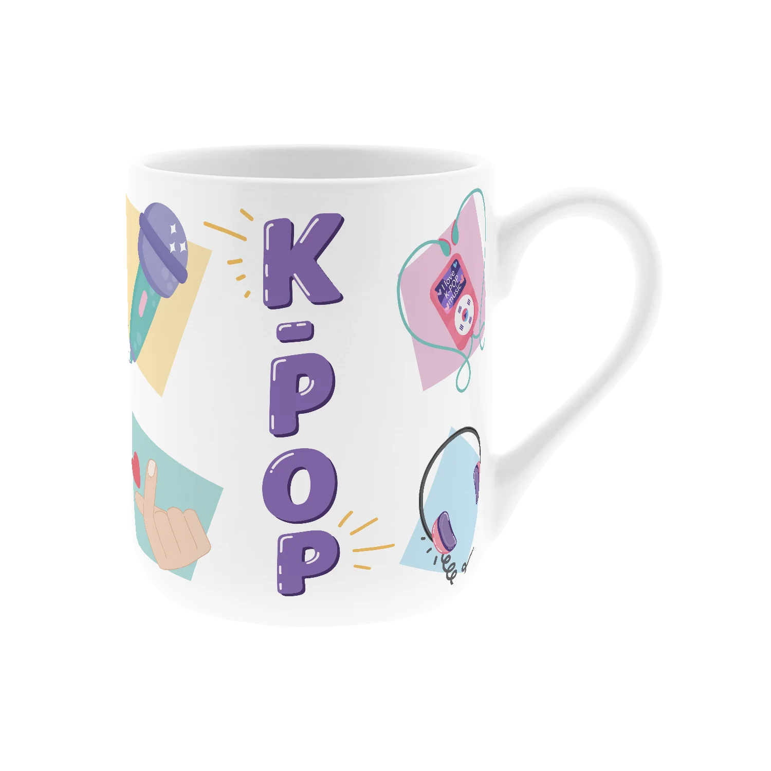 Taza cerámica 330 ml K-Pop Universe – Taza decorativa para desayuno y merienda – Lovely Story – Estilo K-Pop 2 Taza cerámica 330 ml K-Pop Universe – Taza decorativa para desayuno y merienda – Lovely Story – Estilo K-Pop