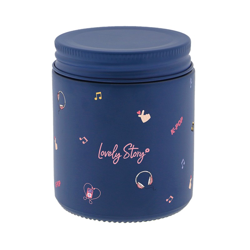 Vela Aromática Dark Blue K-Pop – Vela decorativa perfumada – Lovely Story 2 Vela Aromática Dark Blue K-Pop – Vela decorativa perfumada – Lovely Story