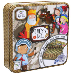 Mi Primer Ajedrez – Juego de mesa educativo de iniciación – Caja de lata – Aprende ajedrez desde 6 años