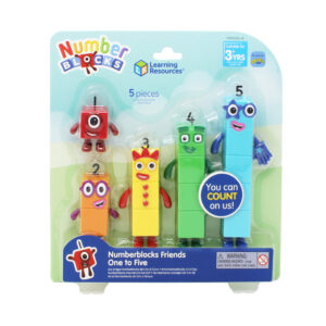 Numberblocks® Friends One to Five – Figuras educativas de números – Learning Resources – Aprender a contar del 1 al 5 desde 3 años
