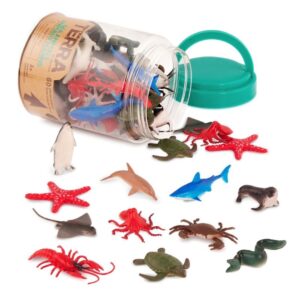 60 Animales Marinos – Figuras mini – Safari – +3 años